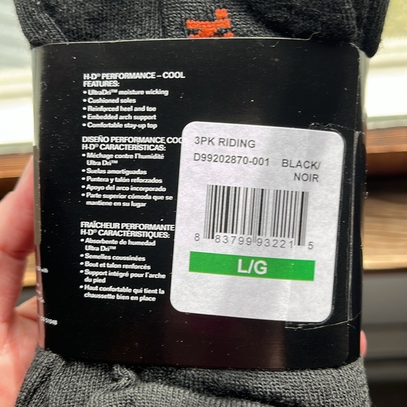 Harley Davison riding socks, Large - Picture 4 of 4